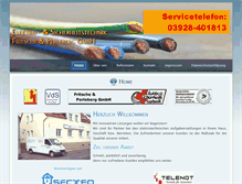 Tablet Screenshot of elektro-fup.de